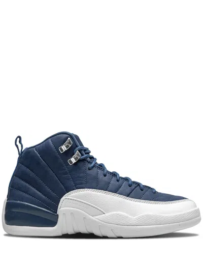 Jordan Kids' Air  12 "indigo" Sneakers In Blue