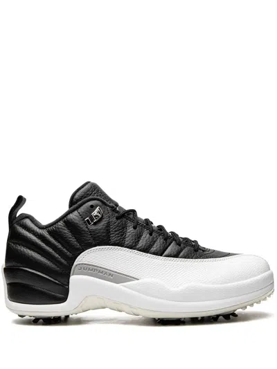 Jordan Air  12 Low Golf Shoes In Black