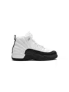 Jordan Air  12 "red Taxi" Sneakers In White
