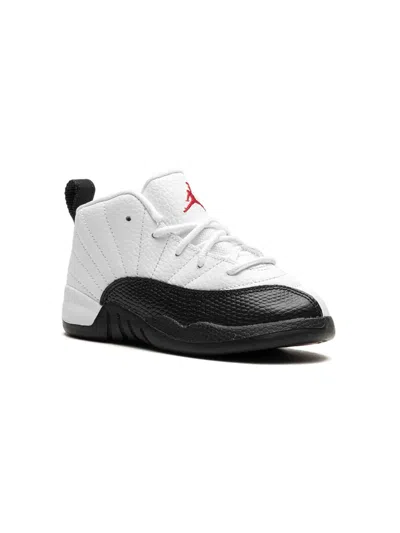 Jordan Babies' Air  12 "red Taxi" Sneakers In White