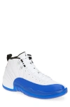 Jordan Air  12 Retro Basketball Shoe In White/black/game Royal