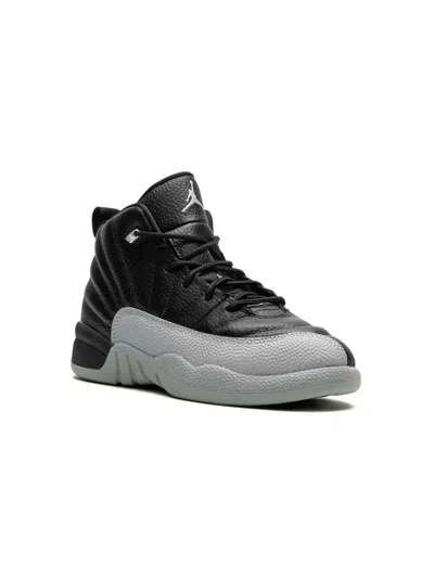 Jordan Kids' Air  12 Retro Ps "barons" Sneakers In Black