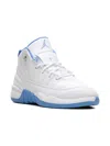 Jordan 12 Retro "white And University Blue" Little Kids' Shoes In White