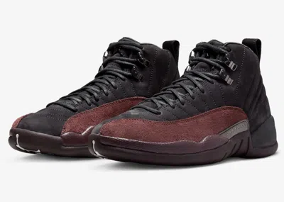 JORDAN AIR JORDAN 12 X A MA MANIÃRE DV6989-001 WOMEN'S 7 BLACK LIFESTYLE SHOES GBNC55