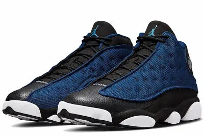 Pre-owned Jordan Air  13 Retro Navy/university Blue-black-white Dj5982-400 Size 9