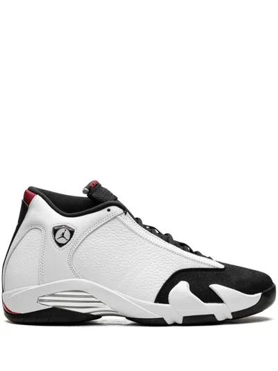 Jordan Air  14 "black Toe" Sneakers In Red/white/silver