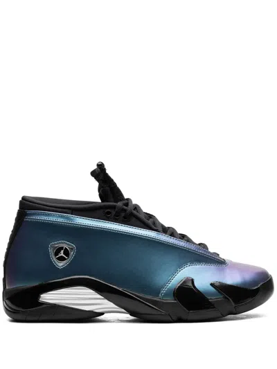Jordan Air  14 Low "mineral Teal" Sneakers In Blue