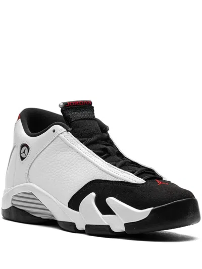Jordan Kids' Air  14 Retro "black Toe" Trainers In White