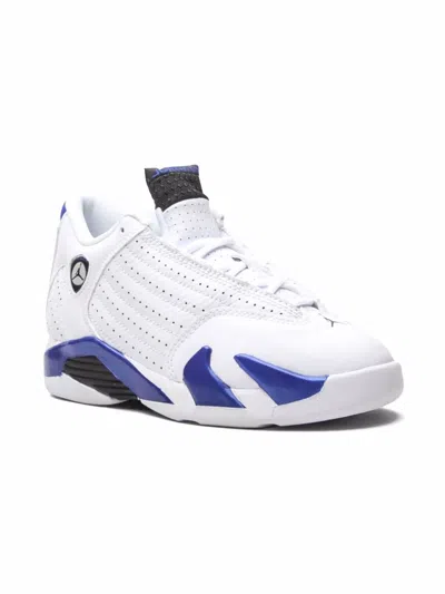 Jordan Kids' Air  14 Retro Sneakers In White