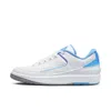 Jordan Men's 2 Retro Low Sneaker In White/university Blue-cement Grey In White