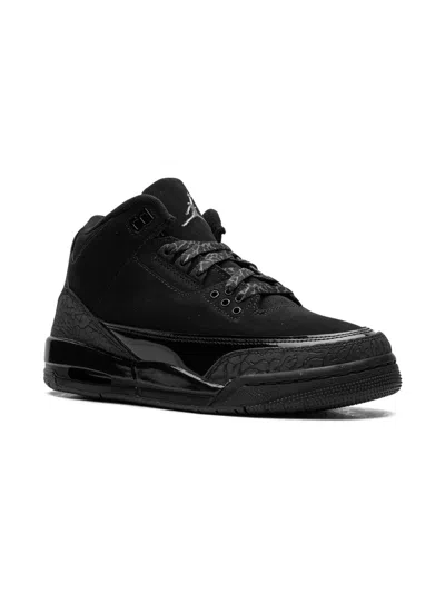 Jordan Kids' Air  3 "black Cat" Sneakers