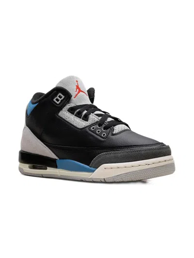 Jordan Air  3 "black/neutral Grey/military Blue/chile Red" Sneakers In Multi