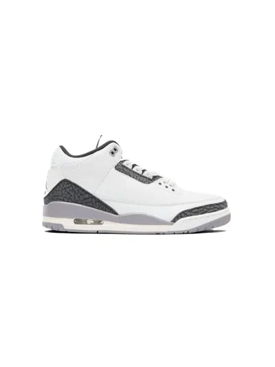 Jordan Kids' Air  3 "cement Grey" Sneakers In Red/grey/white