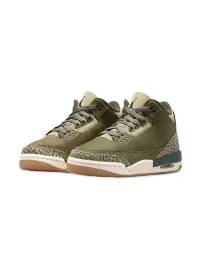 Jordan Kids' Air  3 "family Affair" Sneakers In Green