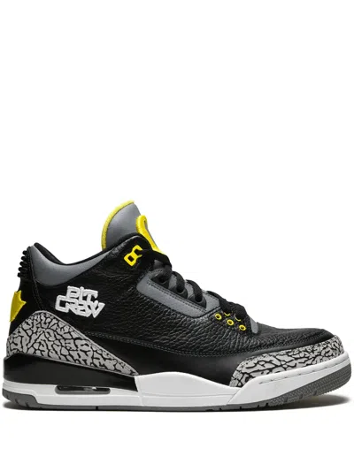 Jordan Air  3 High Top Sneakers In Black