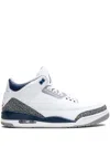 Jordan Air  3 "midnight Navy" Sneakers In White
