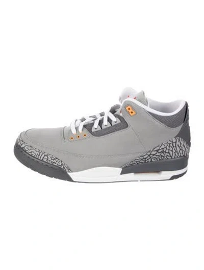 Pre-owned Jordan Air  3 Retro "cool Grey" Athletic Sneakers