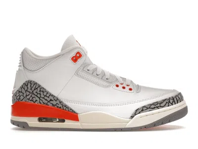 Pre-owned Jordan Air  3 Retro Georgia Peach Ck9246-121 Women's Shoes In White