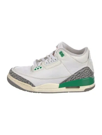Pre-owned Jordan Air  3 Retro "lucky Green" Athletic Sneakers In Multi