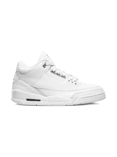 Jordan Kids' Air  3 Retro "pure Money (2025)" Sneakers In White
