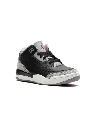 Jordan Kids' Air  3 Sneakers In Black