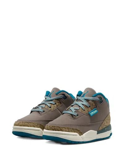 Jordan Babies' Air  3 Sneakers In Brown