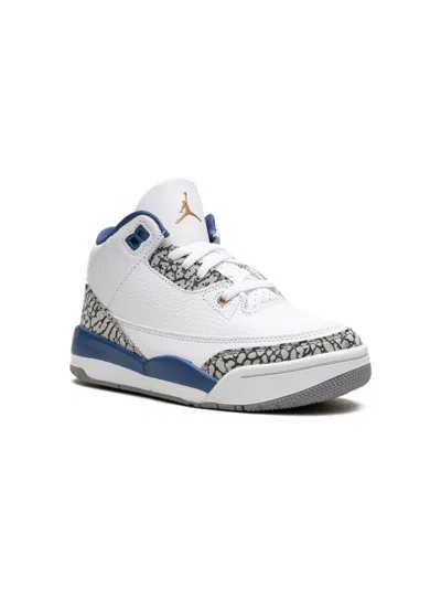 Jordan Kids' Air  3 "wizards" Trainers In White