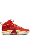 Jordan Air  36 High-top Sneakers In University Red/gold/running Wh