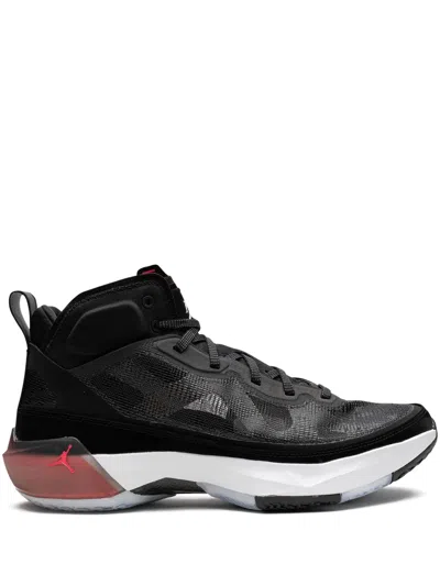 Jordan Air  37 "black Hot Punch" Sneakers In Pink/multi/black