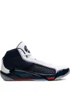 Jordan Air  38 "howard University Pe" Sneakers In Blue
