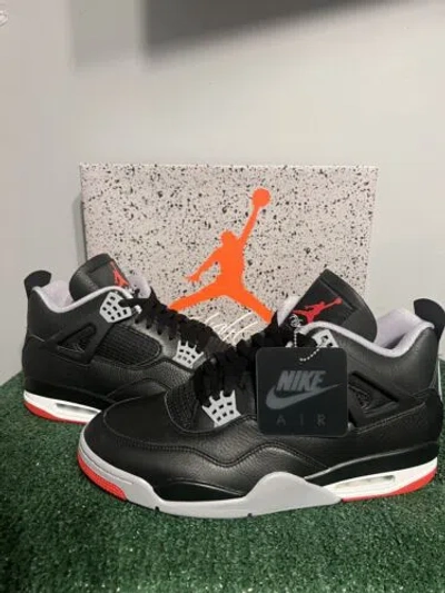 Pre-owned Jordan Air  4 Bred Reimagined Size 12,11,9,5y Fv5029-006 In Hand And Fast Ship✅✅ In Black