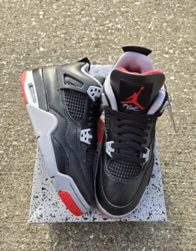 Pre-owned Jordan Air  4 Bred Reimagined (size 6.5) Ready To Ship In Multicolor