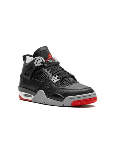Jordan Kids' Air  4 "bred Reimagined" Sneakers In Black