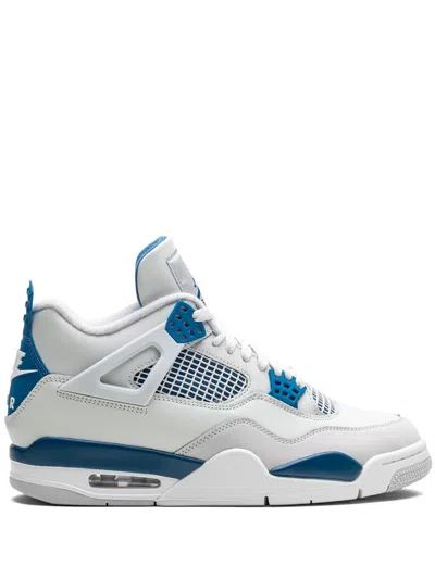 Jordan Air  4 Og "military Blue" Sneakers In 白色