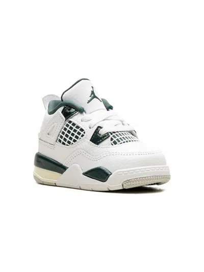 Jordan Kids' Air  4 "oxidized Green" Sneakers In White
