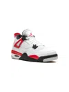 Jordan Air  4 "red Cement" Sneakers In White