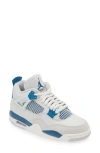 Jordan Air  4 Retro Basketball Sneaker In White
