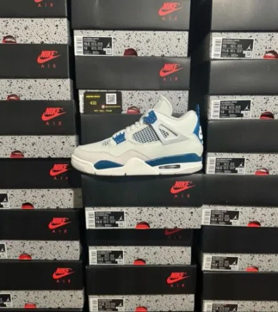 Pre-owned Jordan Air  4 Retro "military Blue" Fv5029-141 Sizes 4c-14 In Hand & Fast Ship