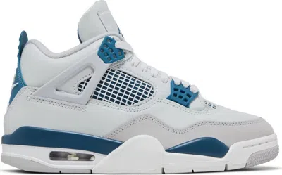 Pre-owned Jordan Air  4 Retro 'military Industrial Blue' Fv5029-141 Ship Now Men's Shoes In White