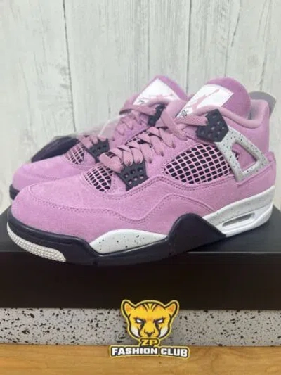 Pre-owned Jordan Air  4 Retro Orchid Aq9129-501 Women Sizes In Hands Ships Now In Purple