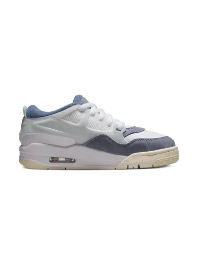 Jordan Kids' Air  4 Retro Rm "diffused Blue Ashen Slate" Sneakers In White