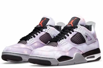 Pre-owned Jordan Air  4 Retro Se "zen Master" Amethyst Wave Dh7138-506 Size 8.5 In Multicolor