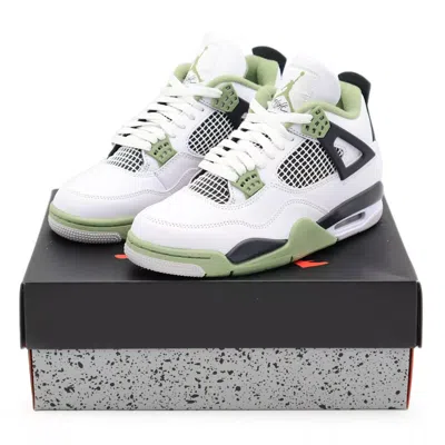 Pre-owned Jordan Air  4 Retro Seafoam (women's) - Size 7w-12w - Fast Shipping In Multicolor