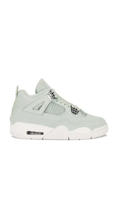 Jordan Women's Air  4 Retro "abundance" Shoes In Seafoam/sail
