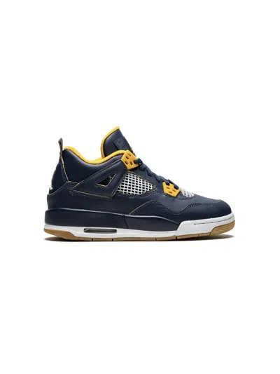 Jordan Kids' Air  4 Retro Bg Sneakers In Blue