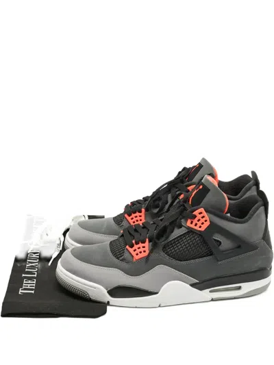 Pre-owned Jordan Air  4 Retro Sneakers In Gray