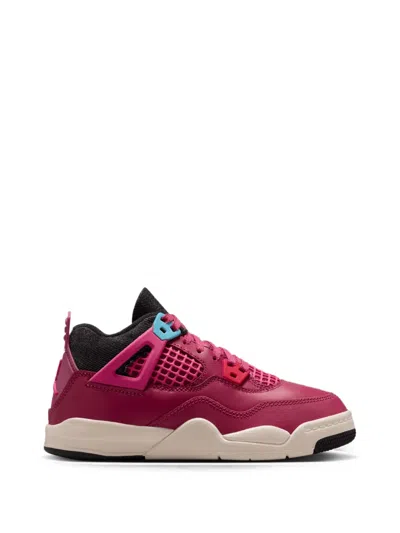 Jordan Kids' Air  4 Retro Sneakers In Pink