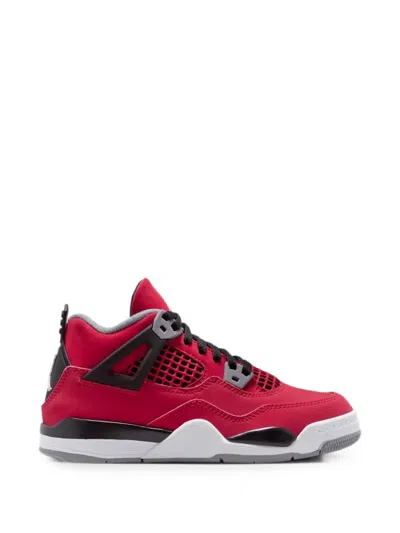Jordan Kids' Air  4 Retro Sneakers In Red