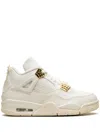 Jordan Air  4 Retro Sneakers In Sail And Metallic Gold-white In Neutrals