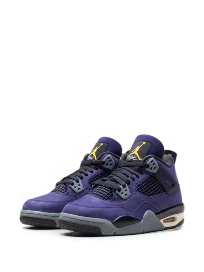 Jordan Kids' Air  4 Sneakers In Purple
